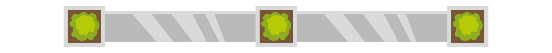 Architectural and landscape elements flat icon Flat Illustration Icon vector