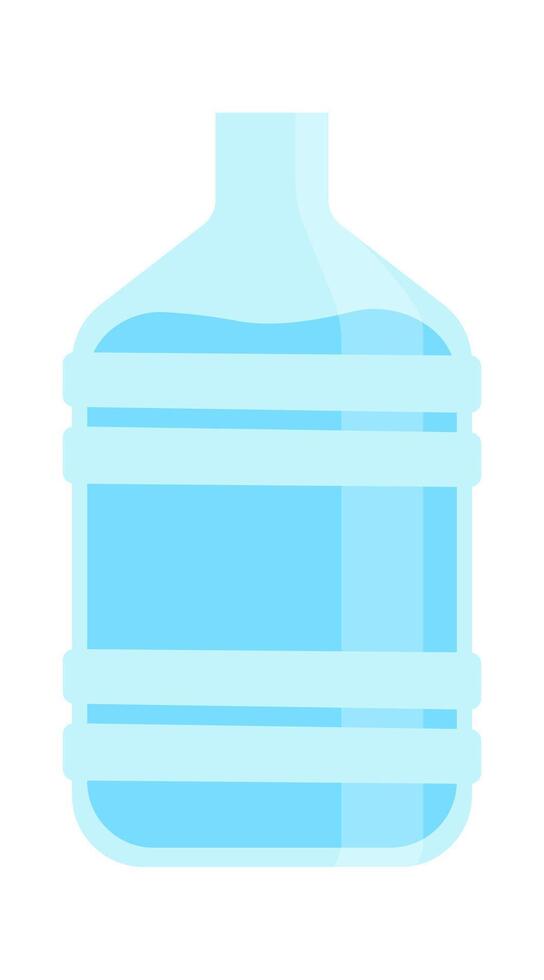 Fresh water in bottle flat icon Cleaning technology vector