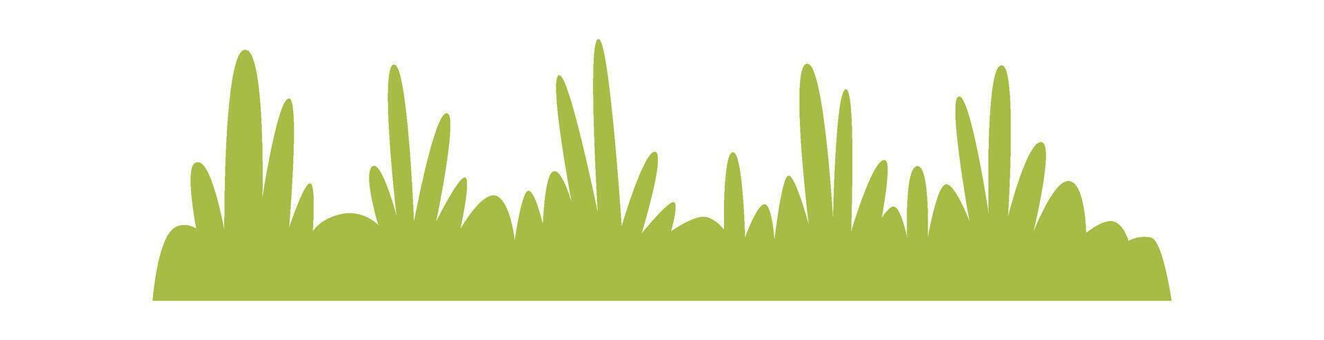 Grass flat icon Herb cultivated in greenhouse vector