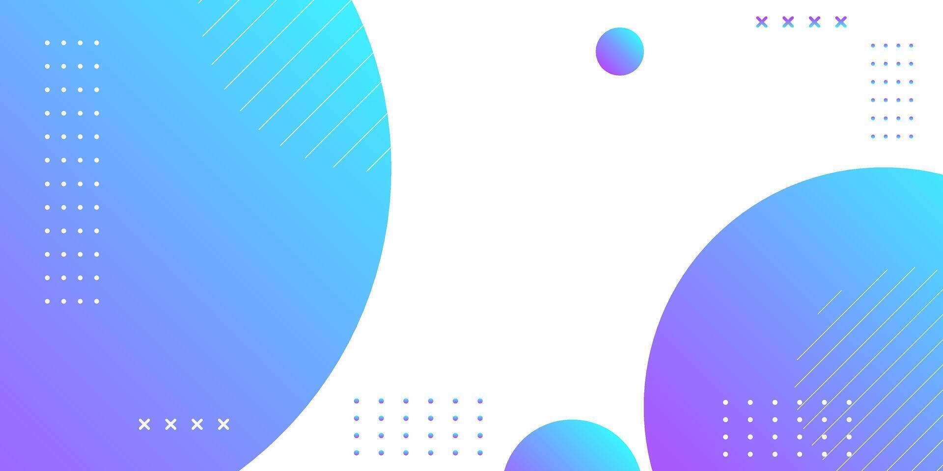 Modern abstract background with geometric shapes in blue and purple tones. Ideal for creative design templates and landing pages. vector