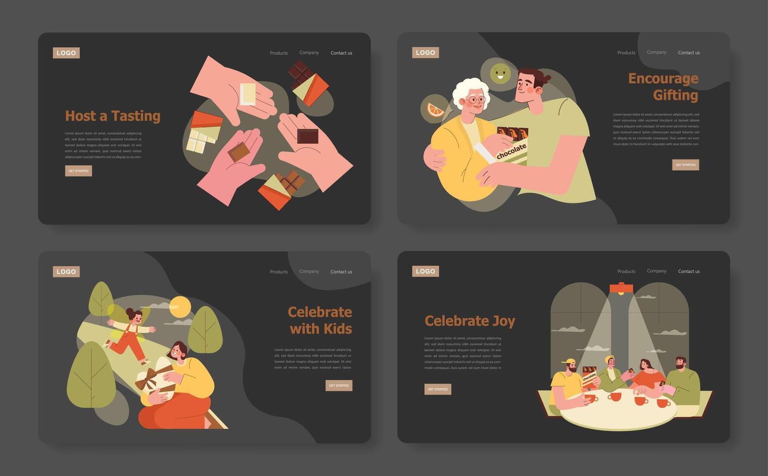Celebration activities for all ages vector