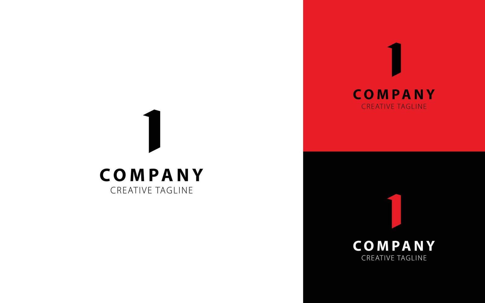 Letter I 3D logo design with isometric top-left view for your brand vector