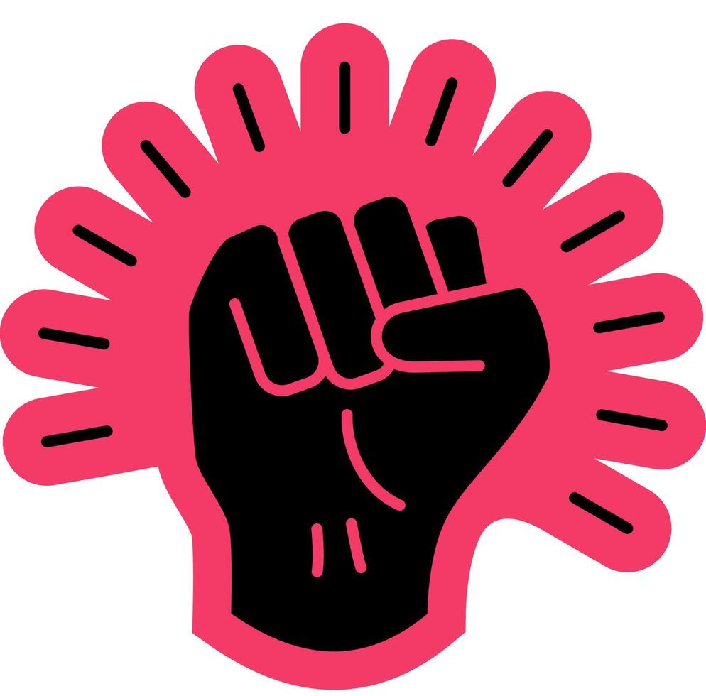 Powerful Punch Icon vector