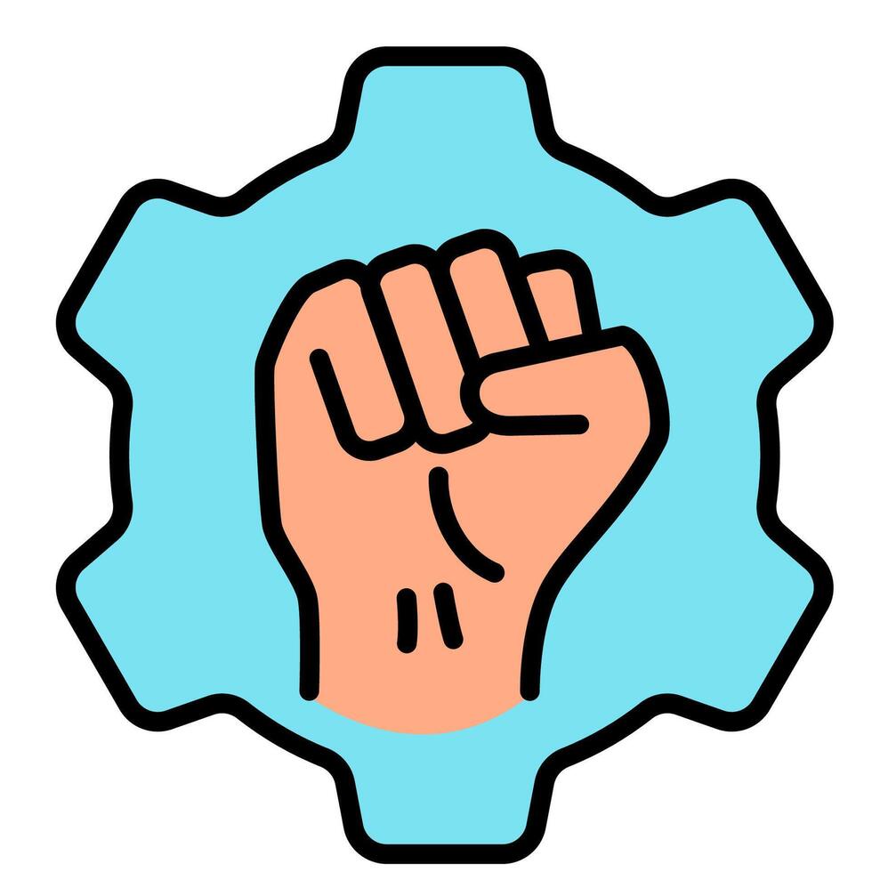 Gym Power Icon vector