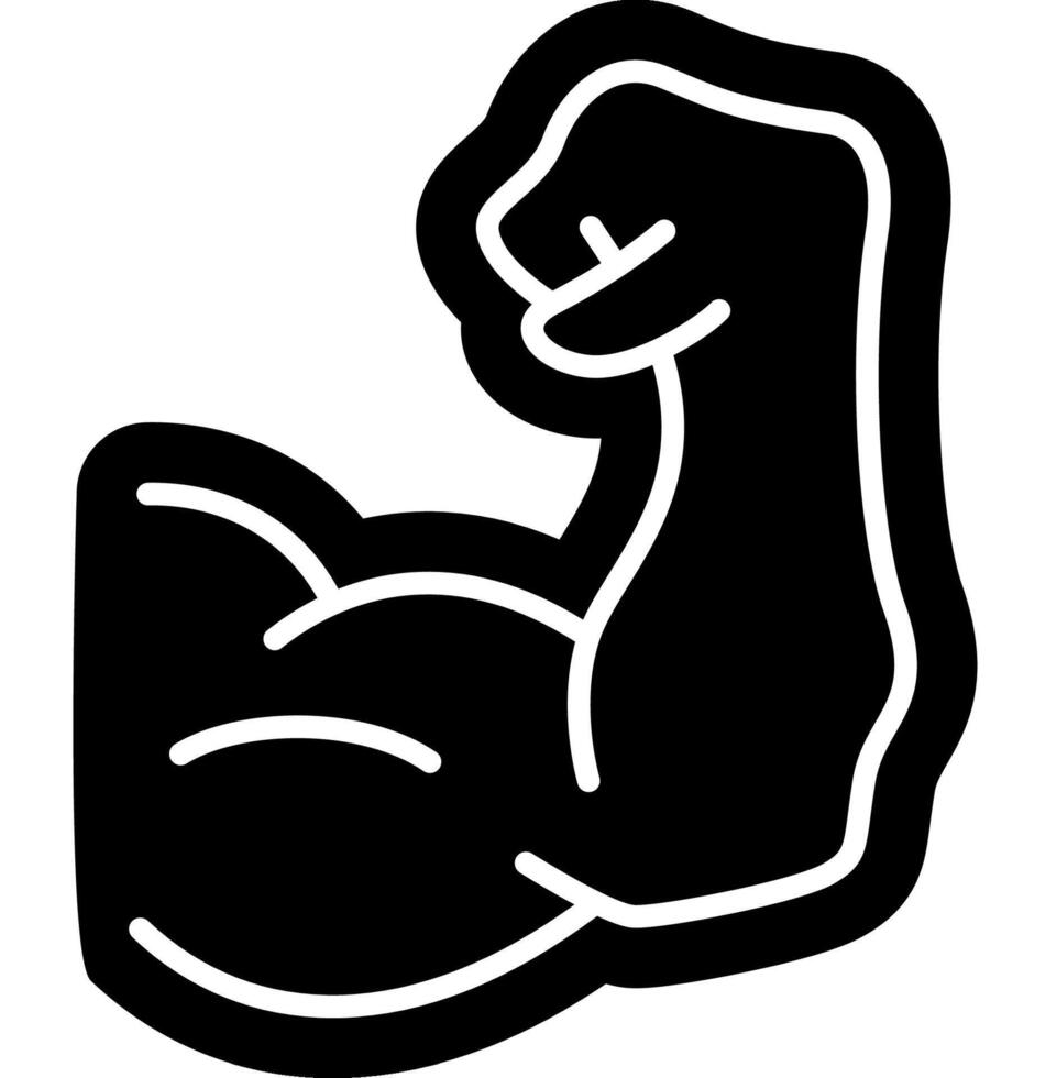Flexed Muscle Icon vector