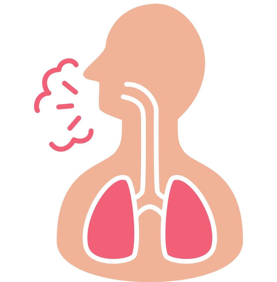 Lung Infiltration Alert vector