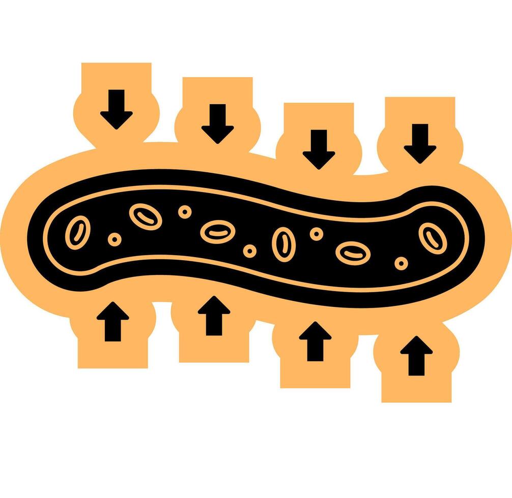 Reduced Circulation Visual vector