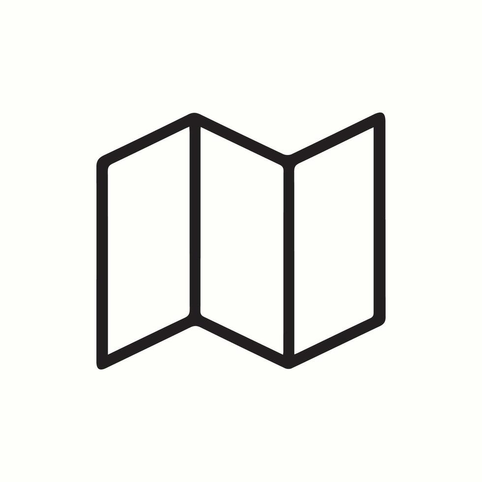 Explore and Discover Your World Navigation Map Design Minimalist Style vector