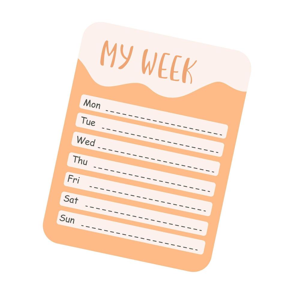 Bright and cheerful note paper templates in various vibrant colors. Perfect for creative projects and organized planning. vector