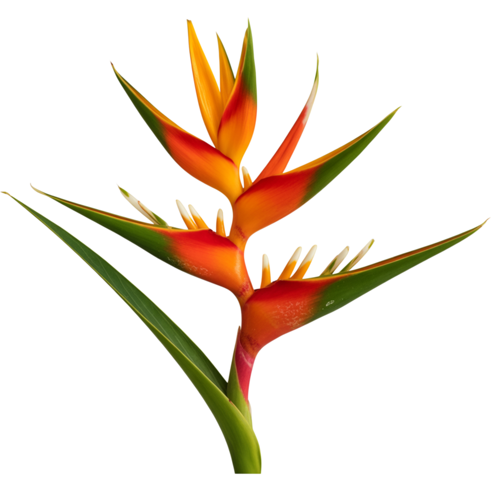 Tropical Bird of Paradise Flower png