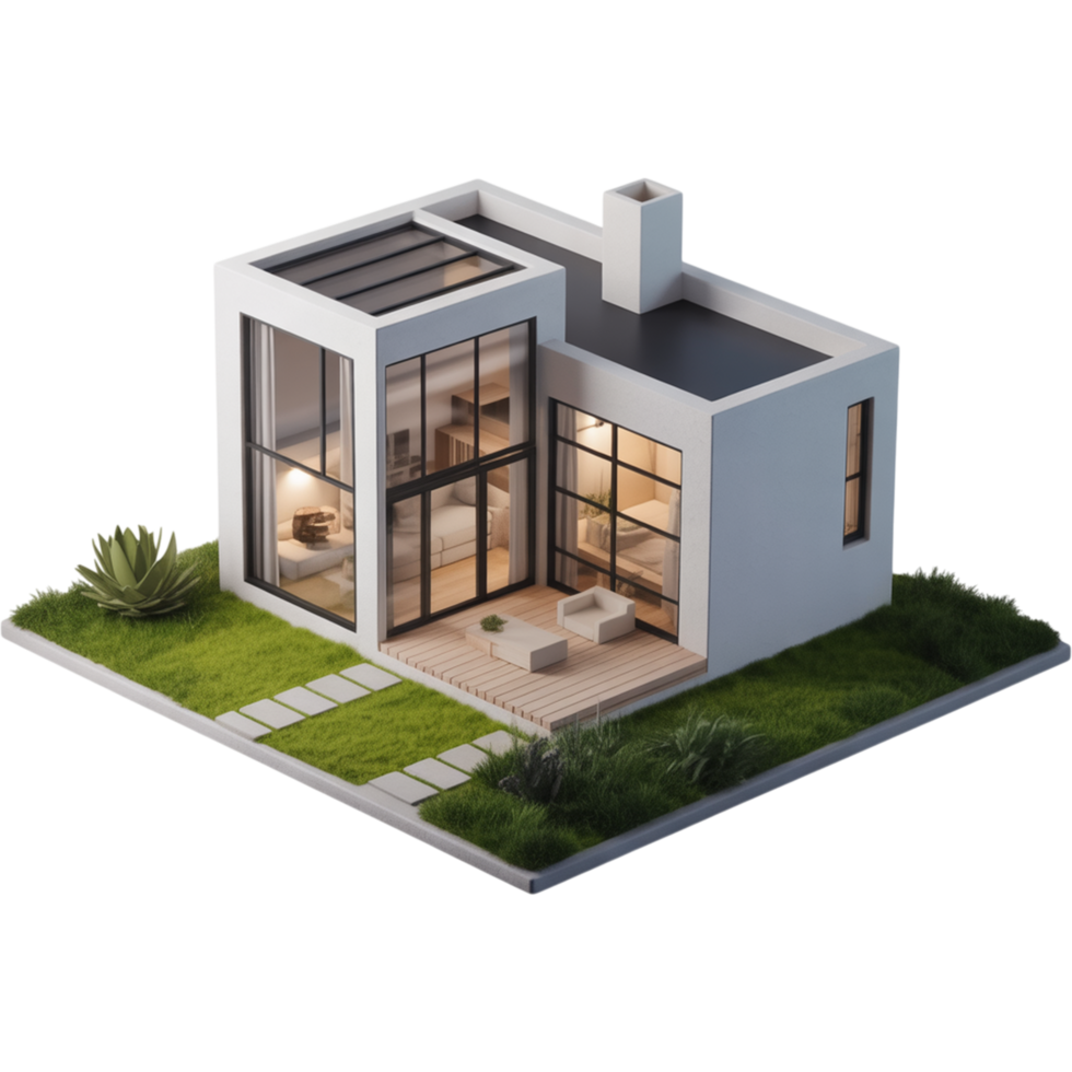 Minimalist Modern House png