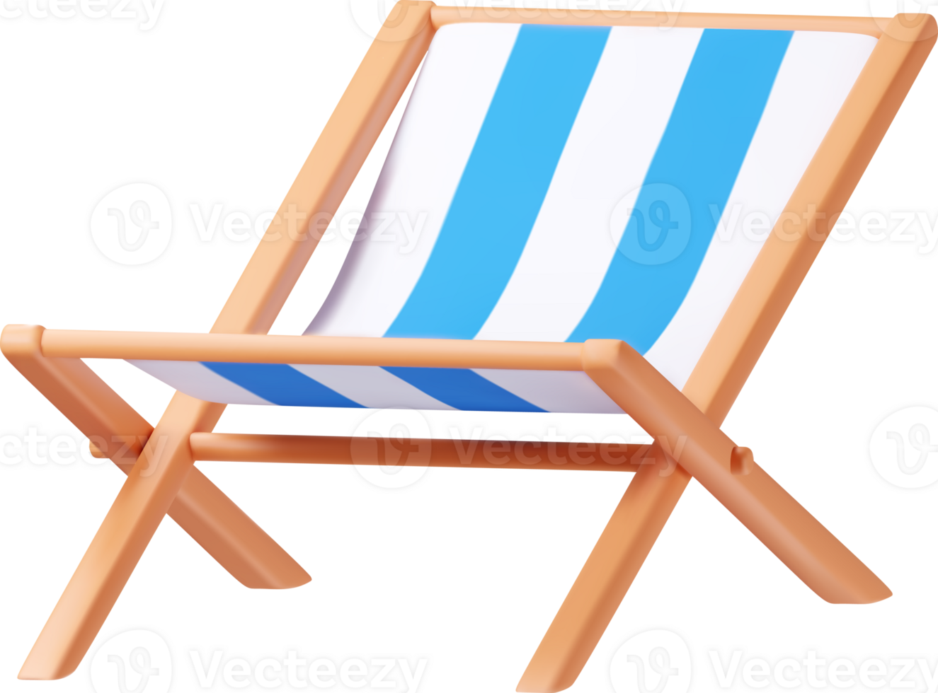 Colorful 3D Lounge Chair for Relaxation png