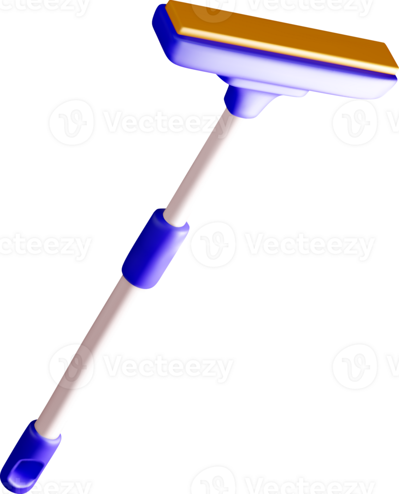 3D Cleaning Tool with Ergonomic Grip Design png
