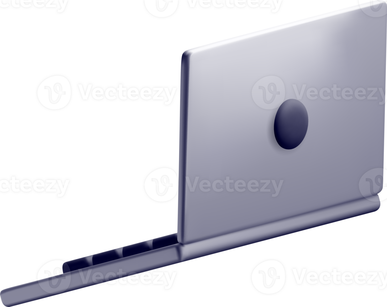 3D Laptop Design with Modern Aesthetics png