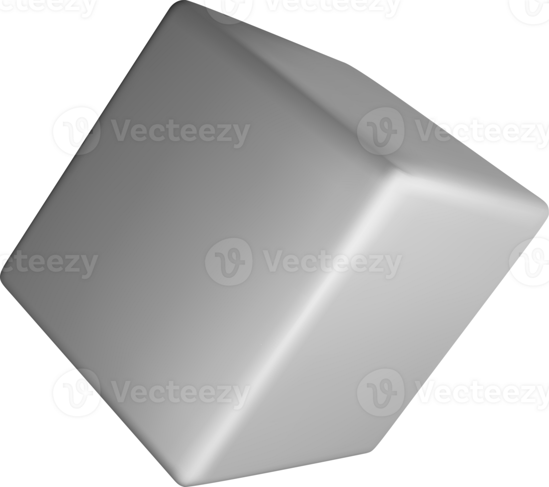 Abstract 3D Geometric Shape in Space png