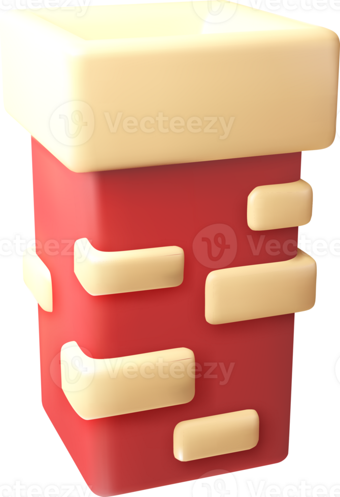 Colorful 3D Abstract Block Structure Design png