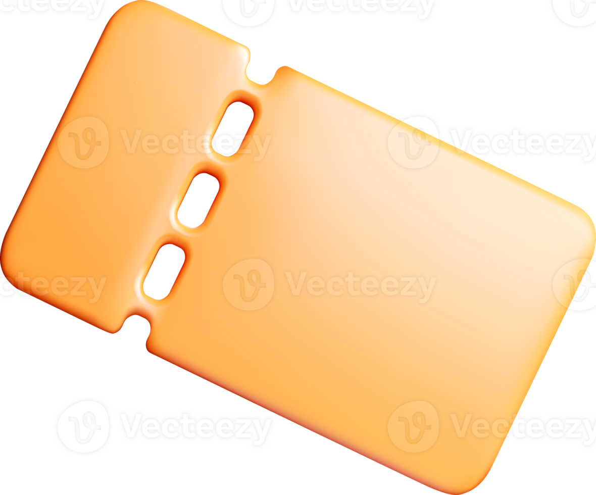 3D Orange Phone Case with Cutouts png