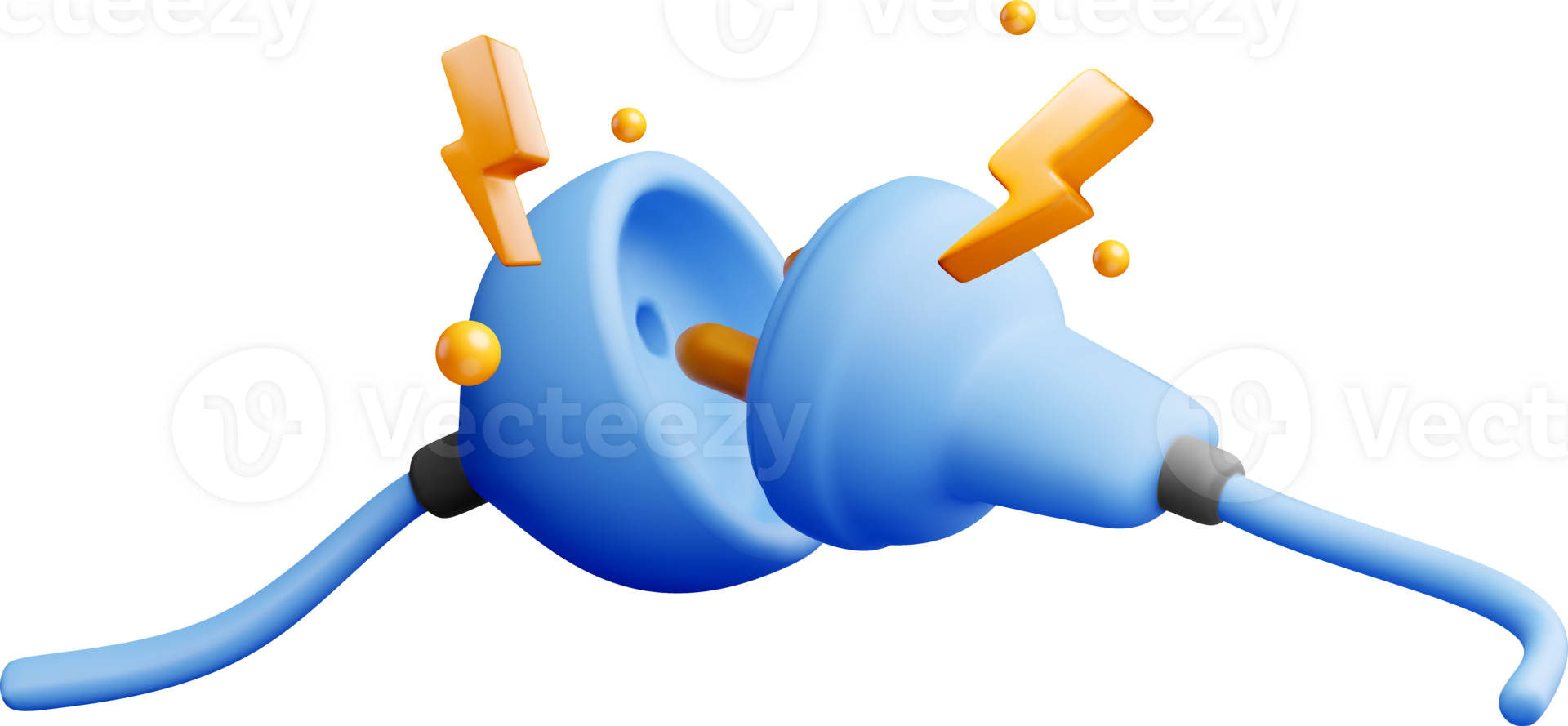 3D Broken Earbud with Sound Effects png