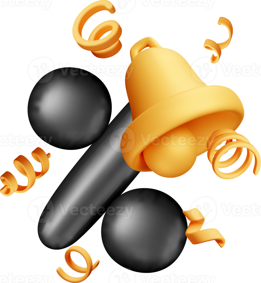 Colorful 3D Objects with Curved Accents png
