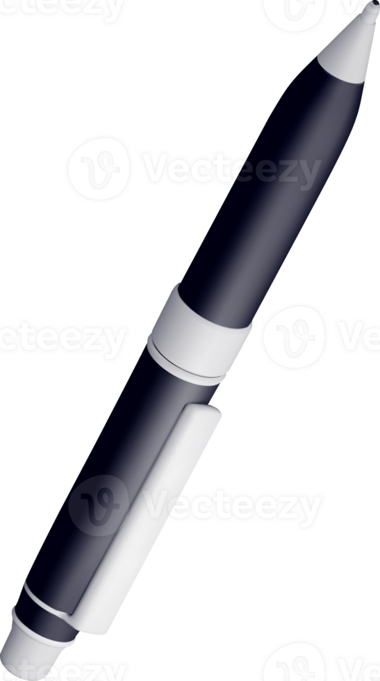 Realistic 3D Rendering of a Ballpoint Pen png