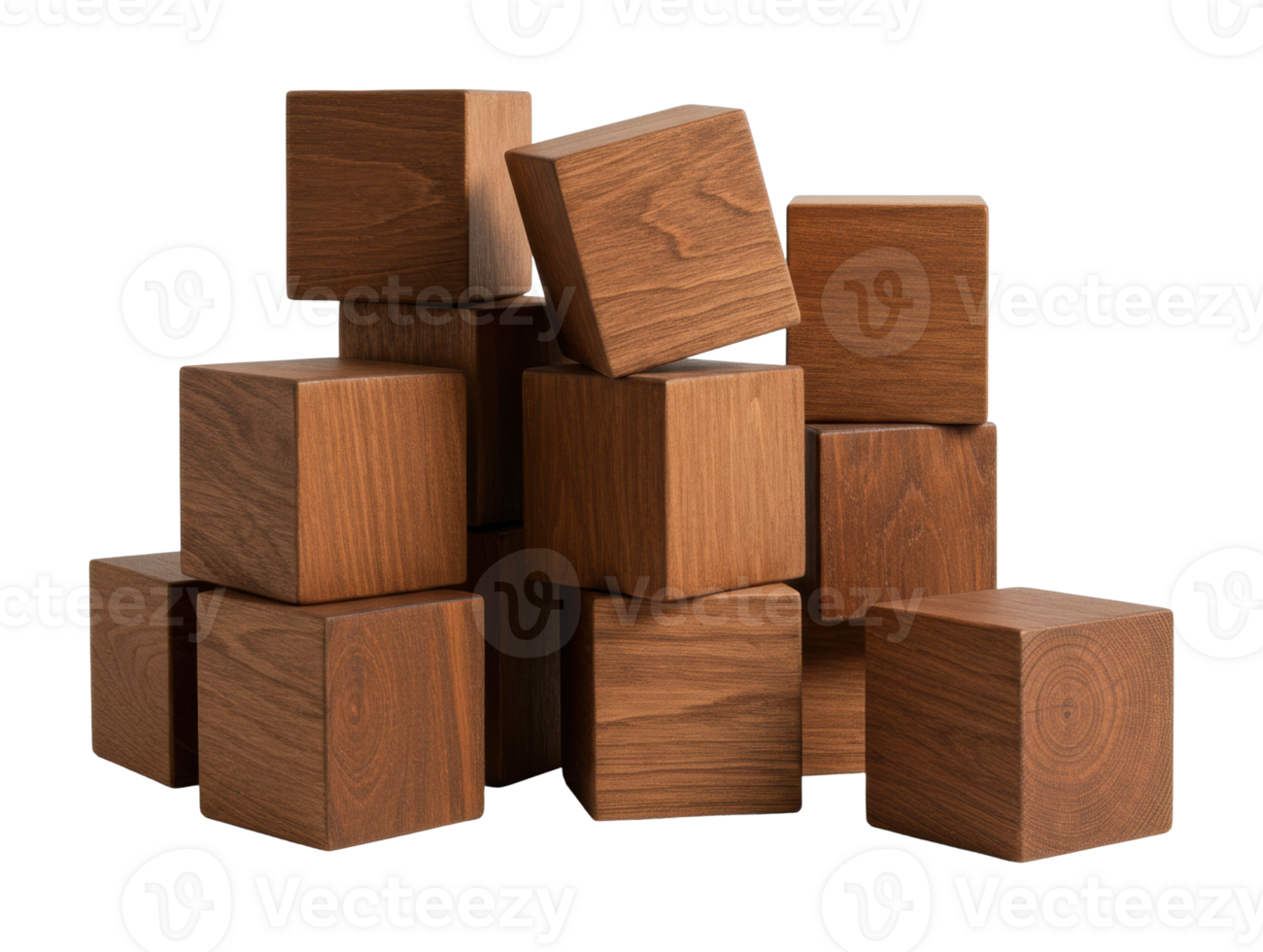 Building creativity stacked wooden blocks in a playful setup indoor environment unique perspective png