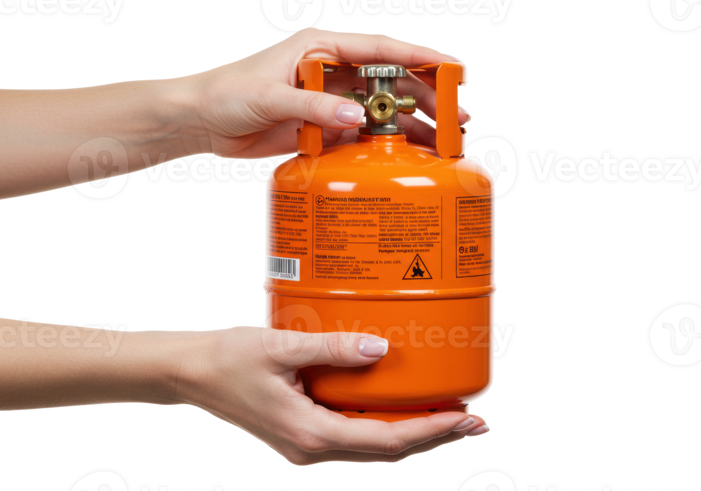 Handling a gas cylinder safely home instructional guide indoor close-up safety precautions png