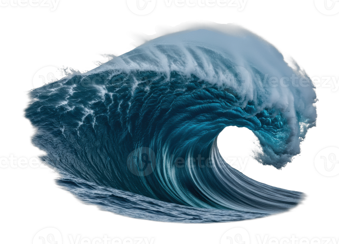 Powerful ocean wave crashing on shore seaside nature scene dramatic atmosphere close-up view png
