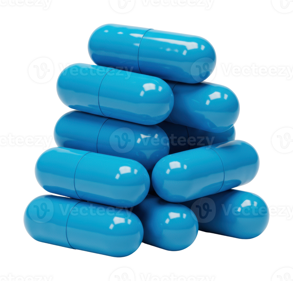 Capsule stacking challenge laboratory product photography isolated close-up pharmaceutical innovations png