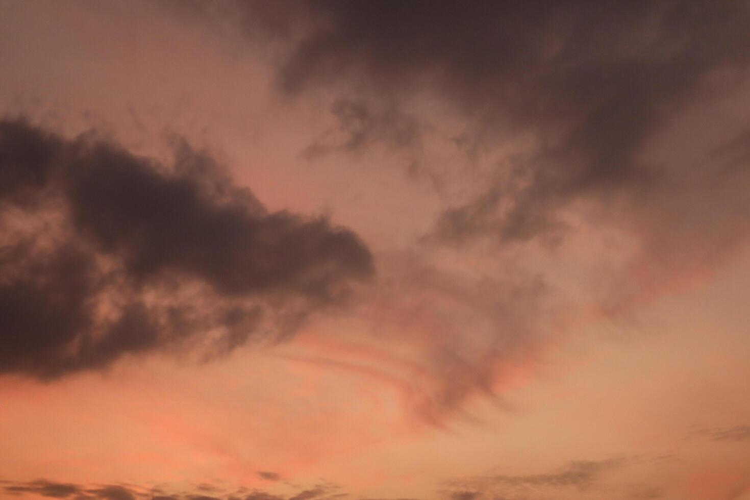 morning cloudy sky from dark to light, beautiful photo