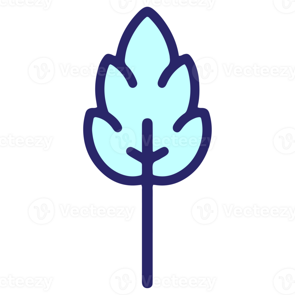 simple leaf icon in neon color png