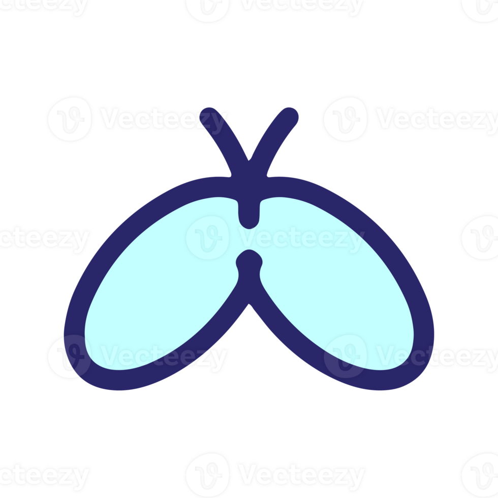 a butterfly icon on a transparent background png