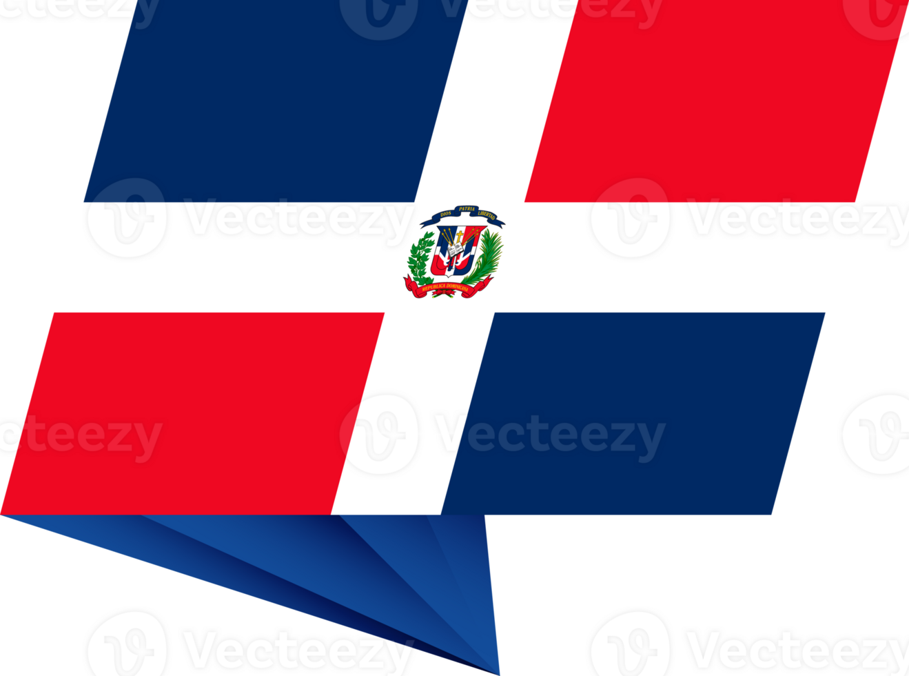 Dominican Republic pin flag png