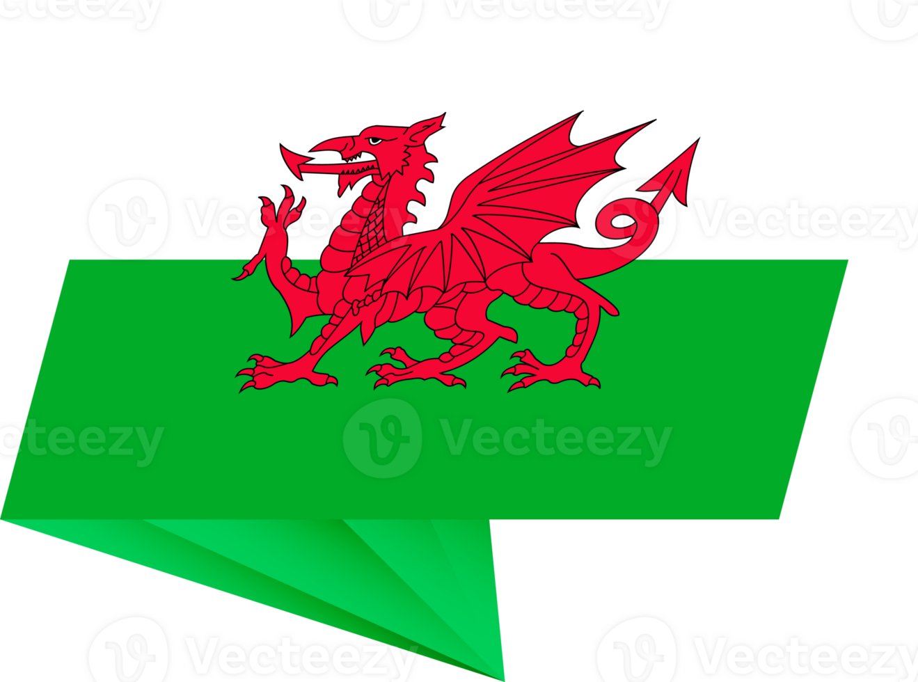Wales pin flag png