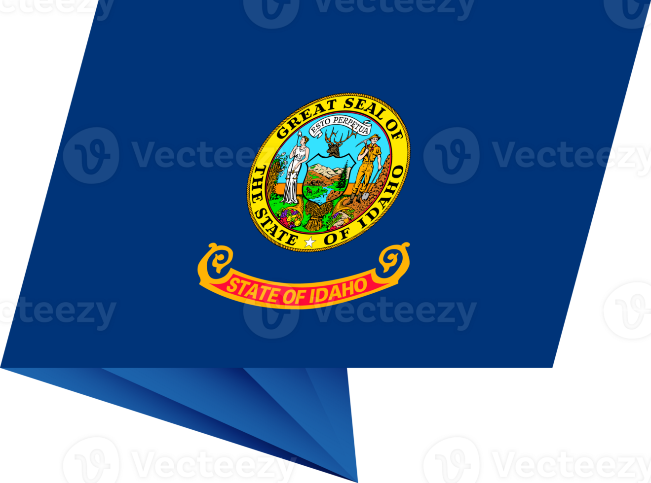 Idaho pin flag png