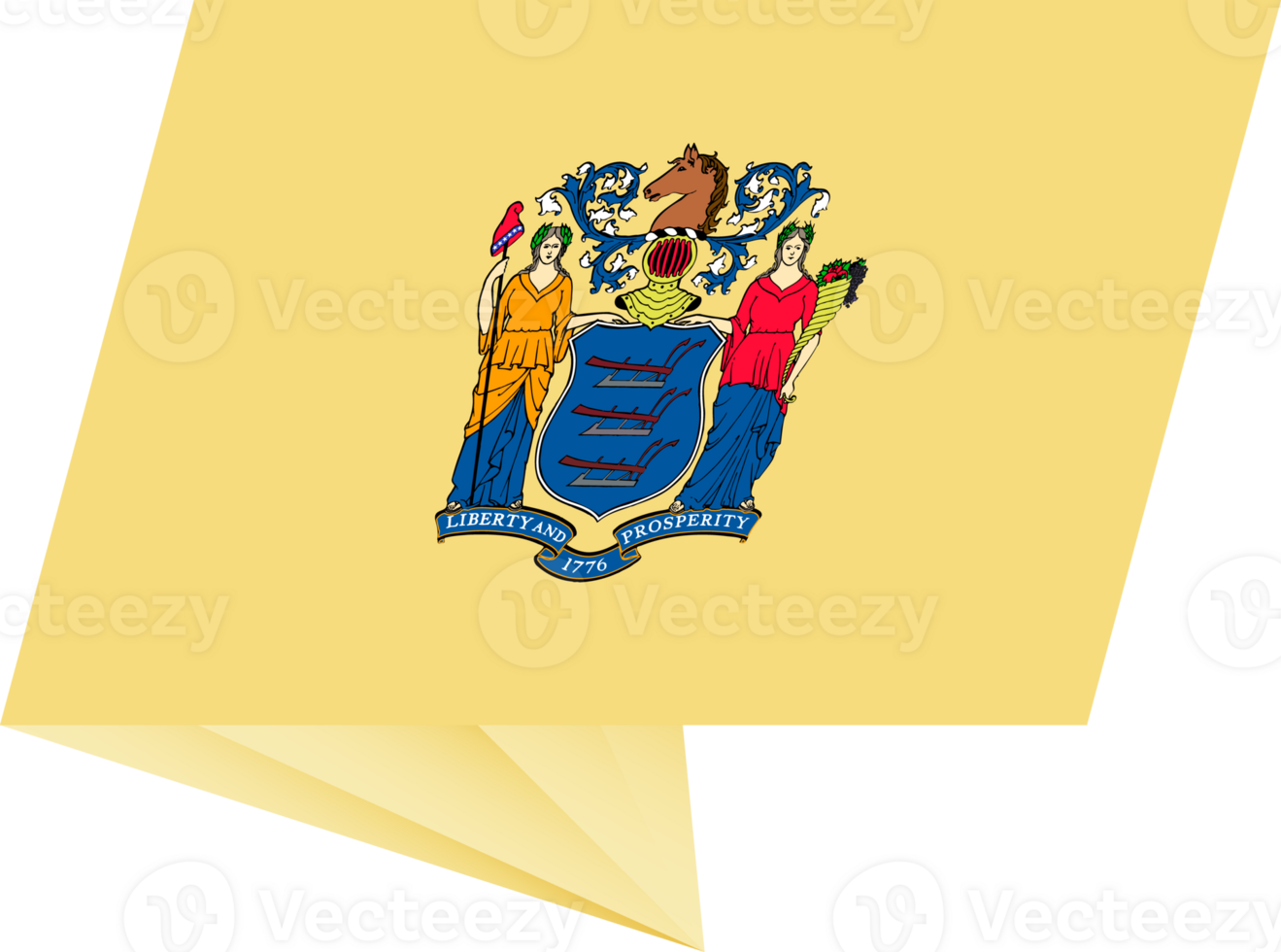 New Jersey pin flag png