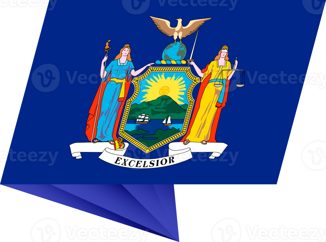 New York pin flag png