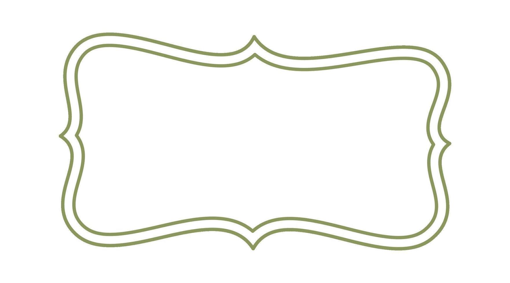 Frame flat icon Traditional background for pictures Illustration vector