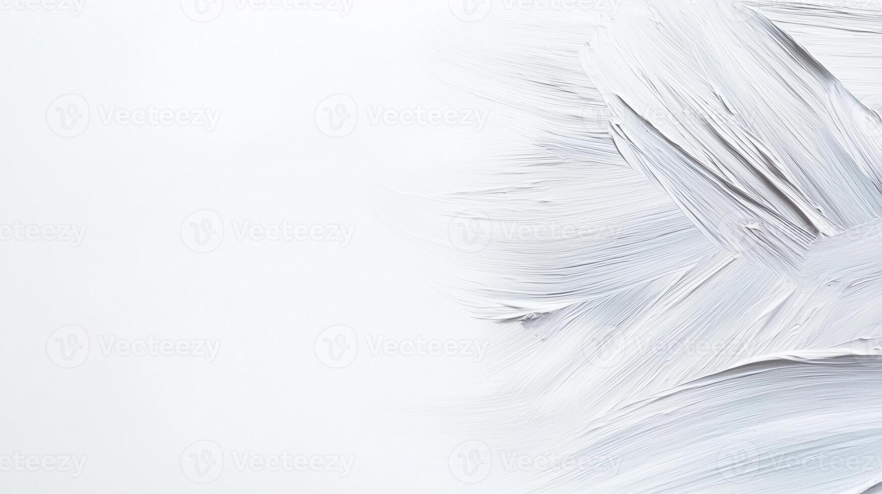 White paint brush strokes creating textured abstract background on artistic emphasizing minimalist canvas, expression photo