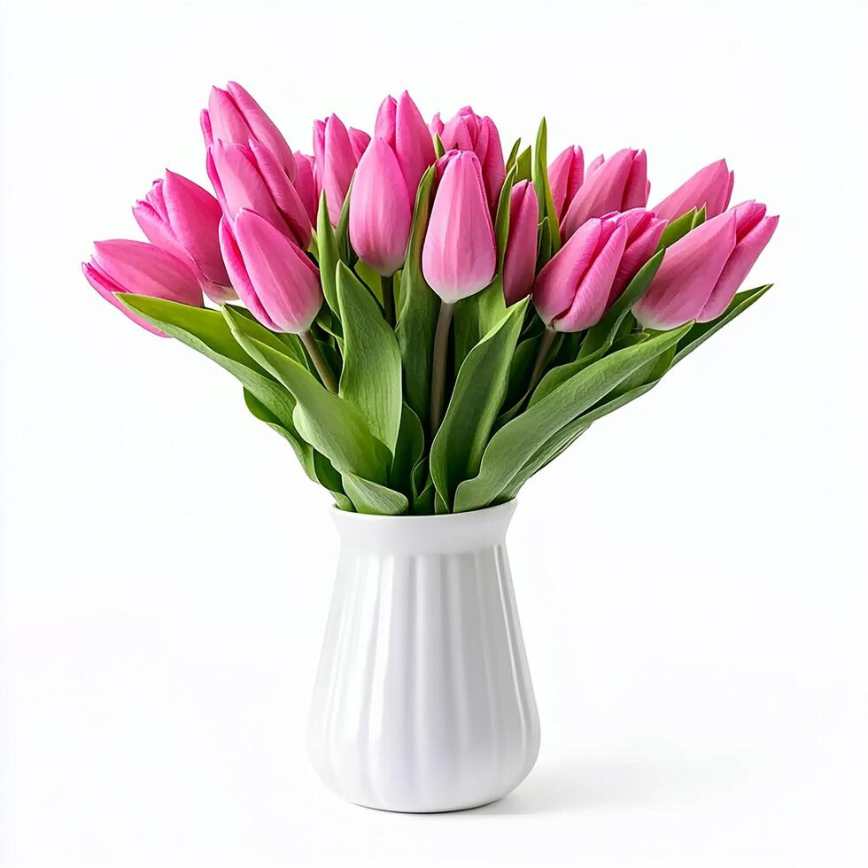 Minimal botanical flower isolated design photo