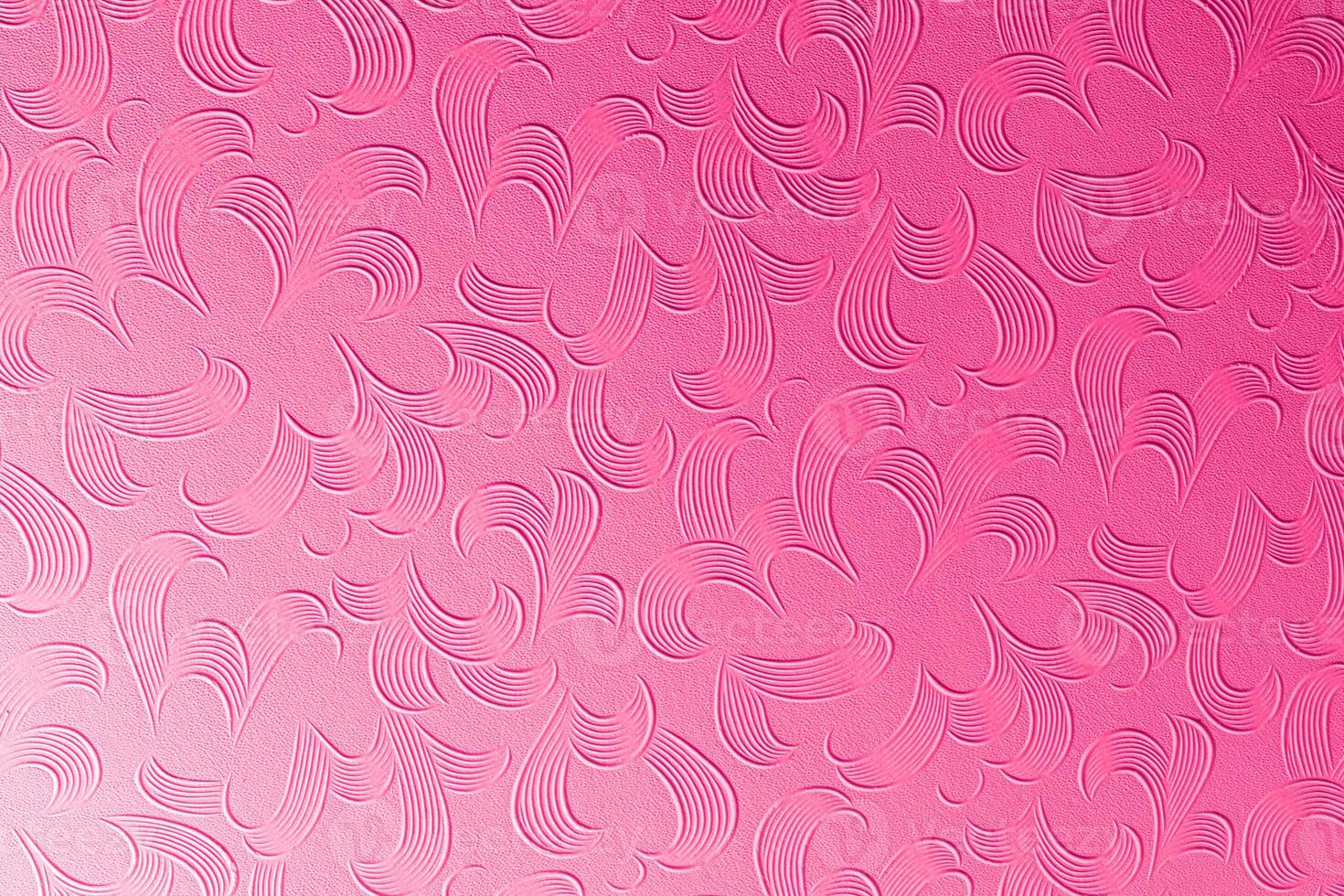 A pink background with a pattern of swirls photo
