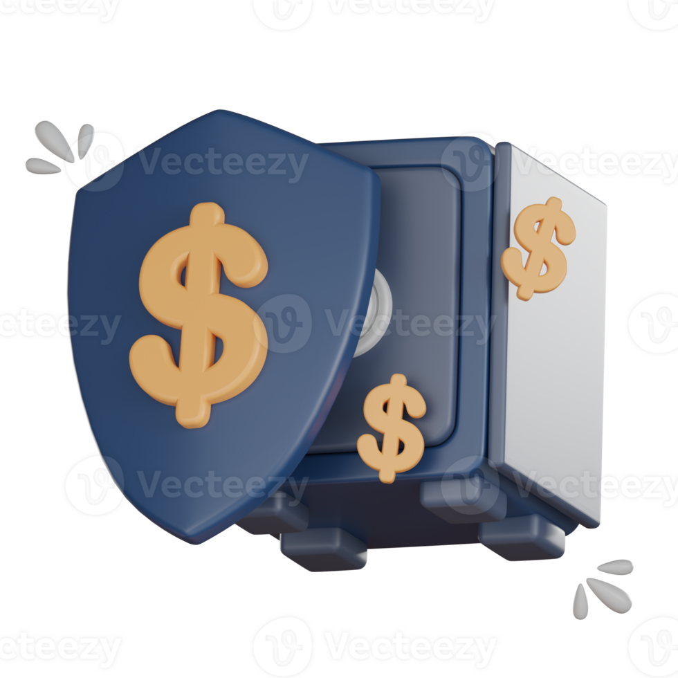secure money safe icon png