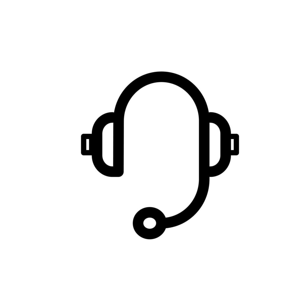 Icon User Interface Contact Us Vectors Outline Style