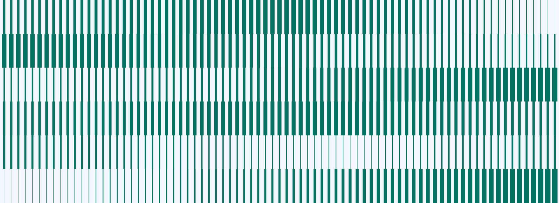 Striped halftone gradient texture. Fading line gradation background. Repeating strip pattern backdrop. Green parallel lines wallpaper. Halfton patern overlay. Doppler effect concept vector