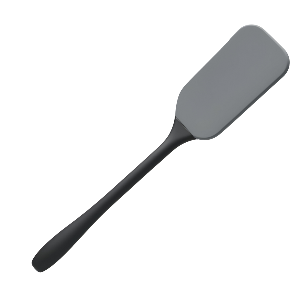 Silicone spatula is sleek and simple, appears brand new png