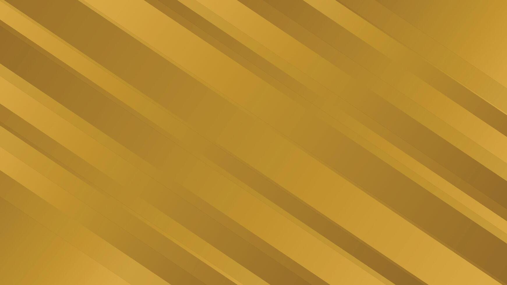 abstract gold background with festive diagonal lines decoration vector