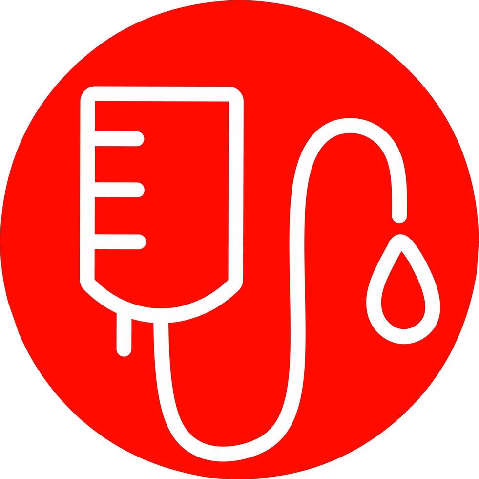 IV Drip red blood Icon Intravenous Therapy, Medical Treatment, Patient Care, Hospital, Health, Infusion, Fluids, Medicine, Recovery, Healthcare. vector