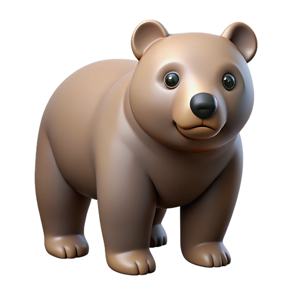High-Resolution Bear Cutout png