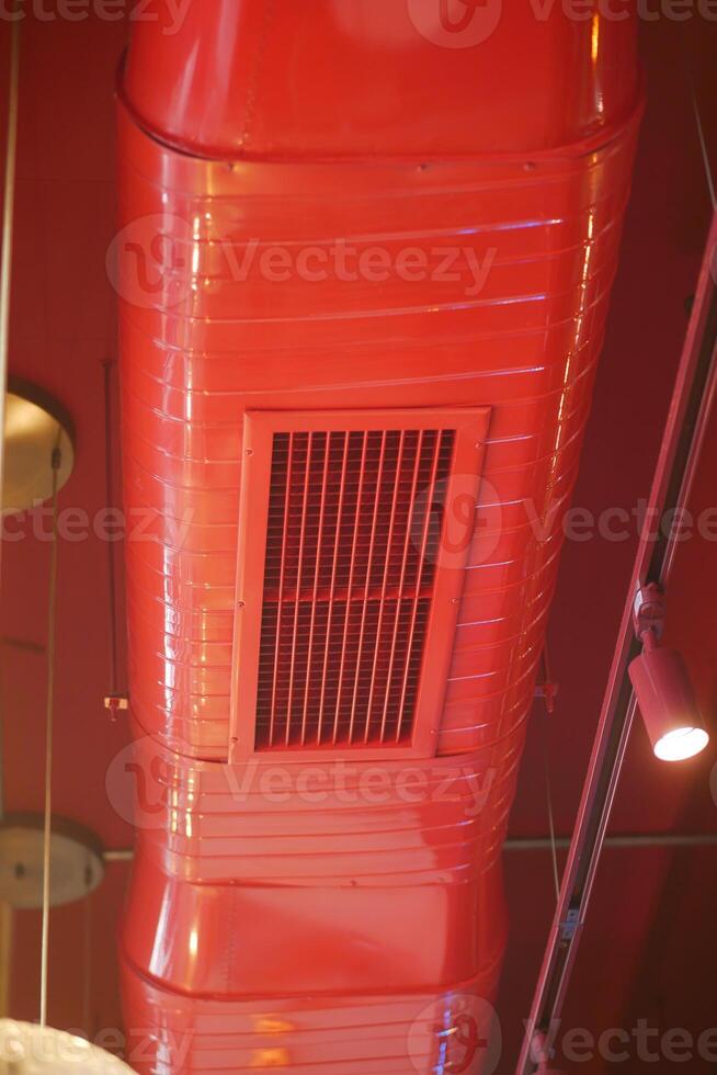 Ventilation duct in a modern interior setting photo