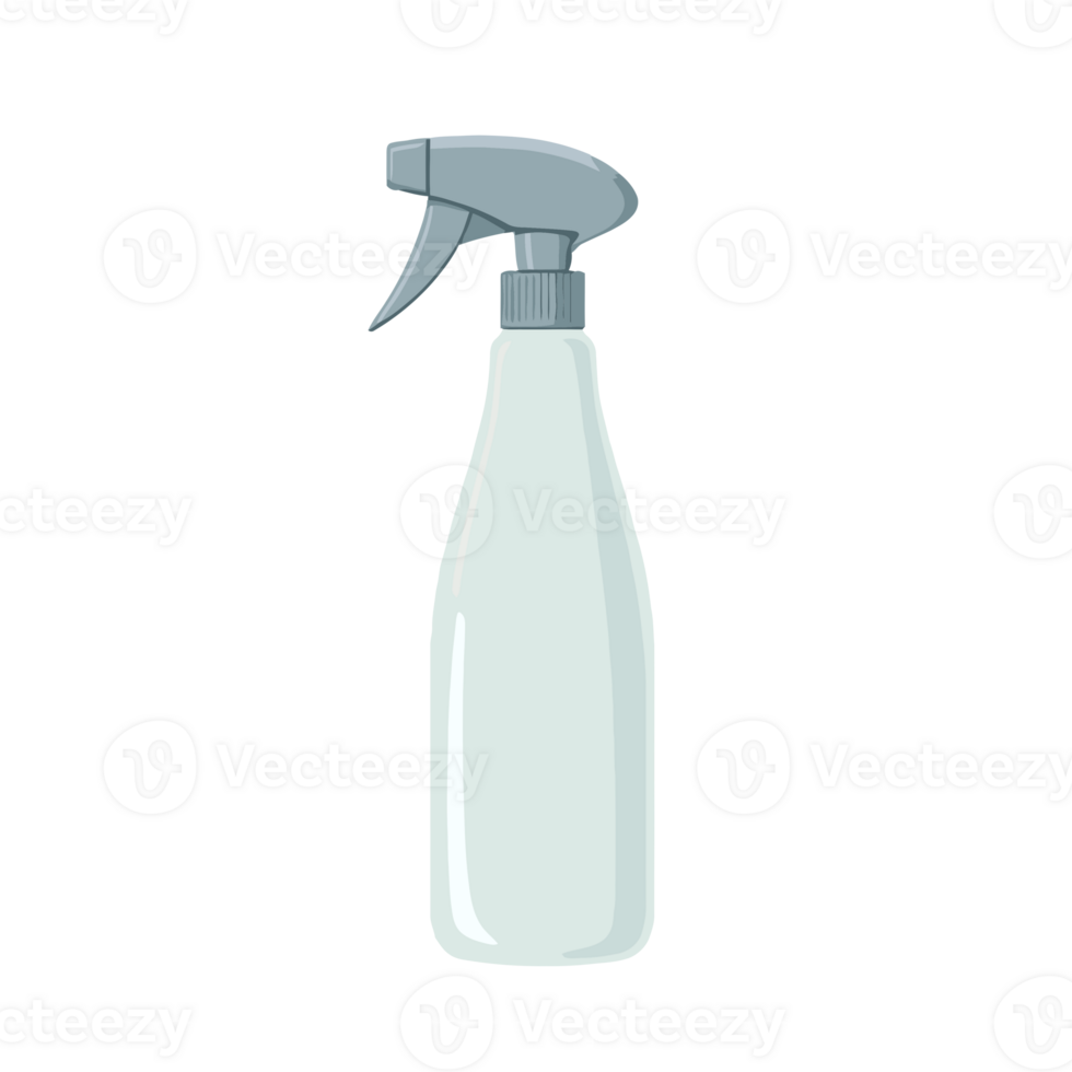 Light Blue Trigger Spray Bottle Cleaning Product png