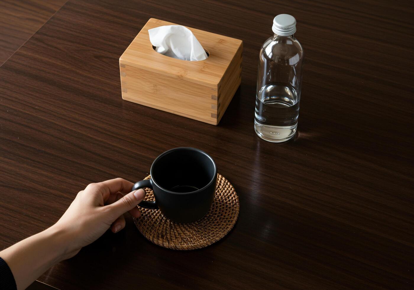 Table Setting with Refreshments photo